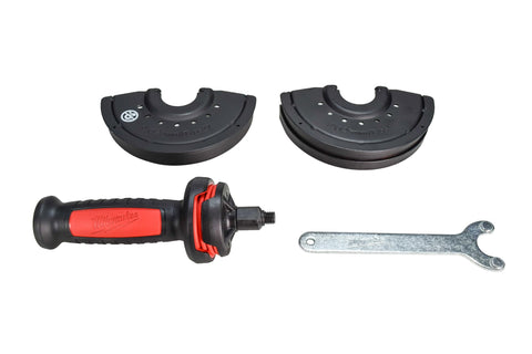 Milwaukee 2888-20 paddle switch used for one-handed control.