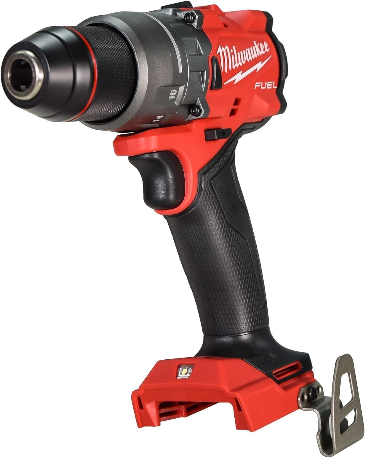 Milwaukee 2903-20 M18 FUEL drill driver, compact design enables tight-space access.