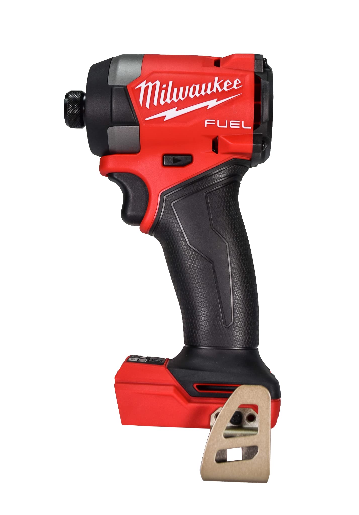 Milwaukee 2953-20 compact impact driver front view for tight spaces