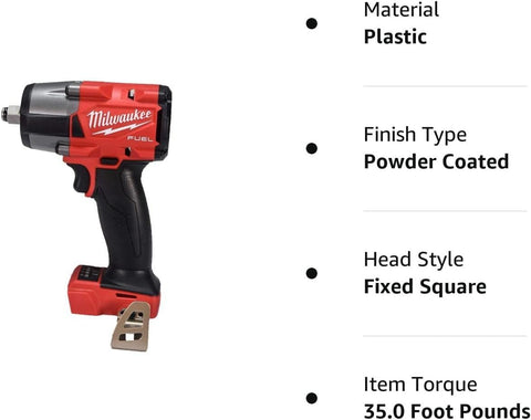 Milwaukee 2962-20 bolt removal control reduces fastener drops