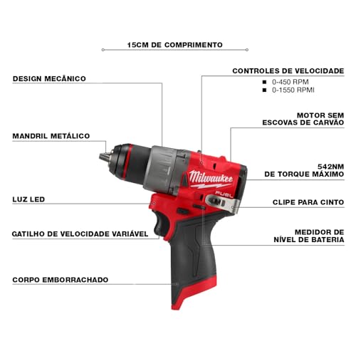 Milwaukee 3403-20 no-battery view highlights tool-only setup