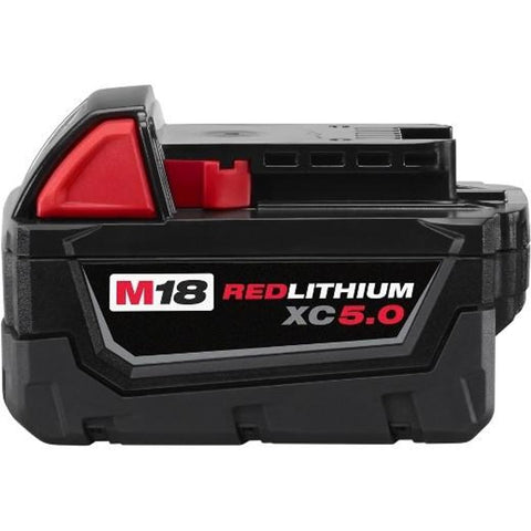 Milwaukee 48-11-1850 Bat Pack front view with compact design and power capacity.