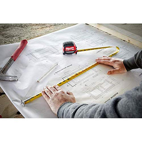 Milwaukee 48-22-0325 five point reinforced frame resists impact on rugged workdays.