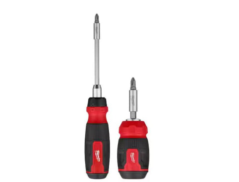 Two-piece Milwaukee 48-22-2906 set offers versatile screwdriving options for home and jobsite tasks.
