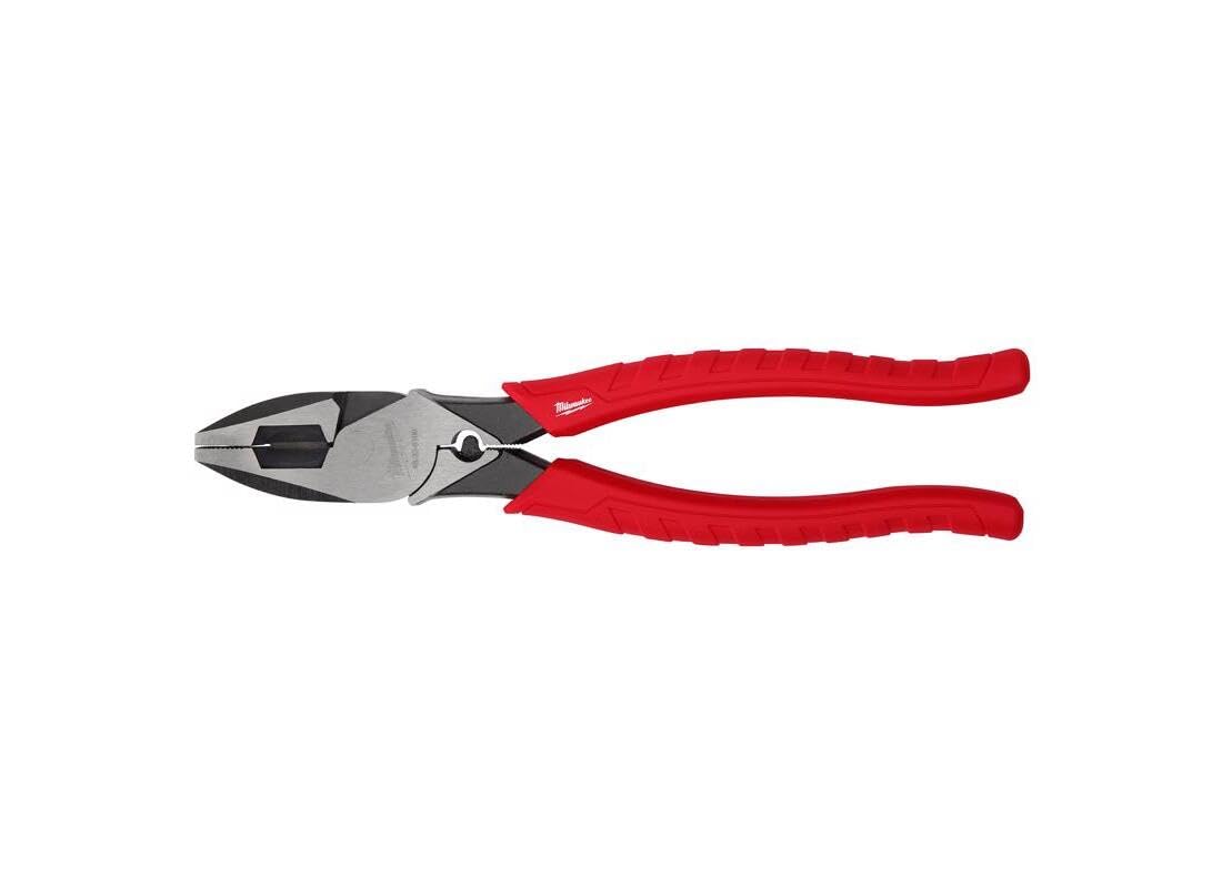 Milwaukee 48-22-6100 leverage lineman pliers with reaming head in conduit cleaning