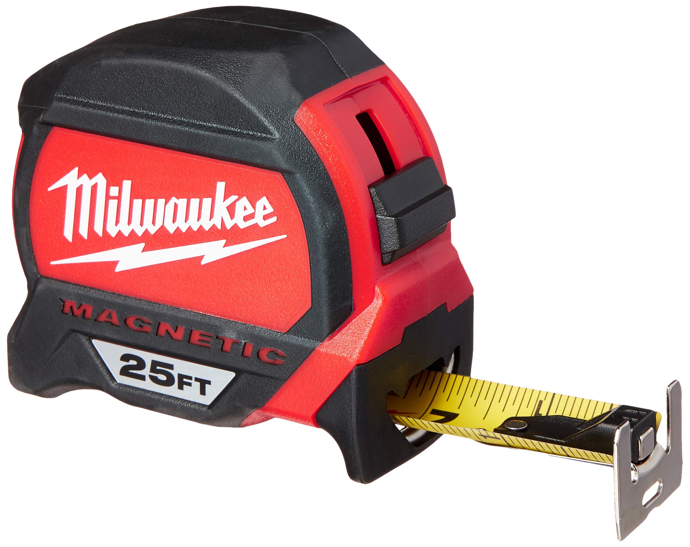 Milwaukee 48-22-7125 magnetic tape measure with 25 ft blade and strong hook