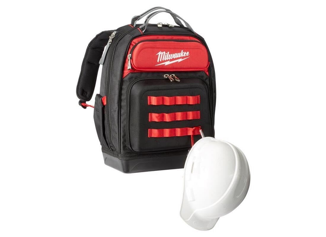 Milwaukee 48-22-8201 pocket layout image emphasizes fast access to essential tools