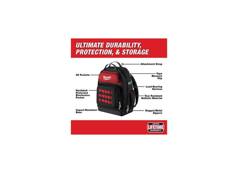 Milwaukee 48-22-8201 zip area highlights secure tool storage