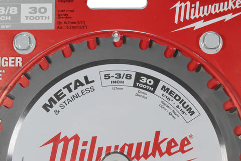Milwaukee 48-40-4205 metal and stainless cutting action for clean cuts.
