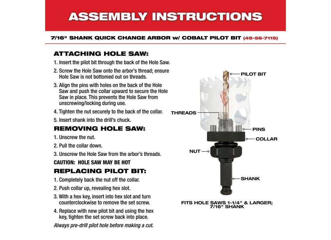 Milwaukee 49-22-4025 general-purpose set for wood metal plastic