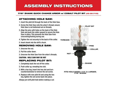Milwaukee 49-22-4025 general-purpose set for wood metal plastic