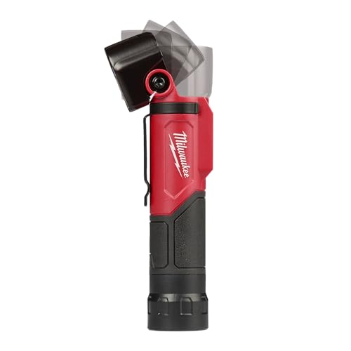 Milwaukee 500 lumen pivot beam for clear visibility during inspections.