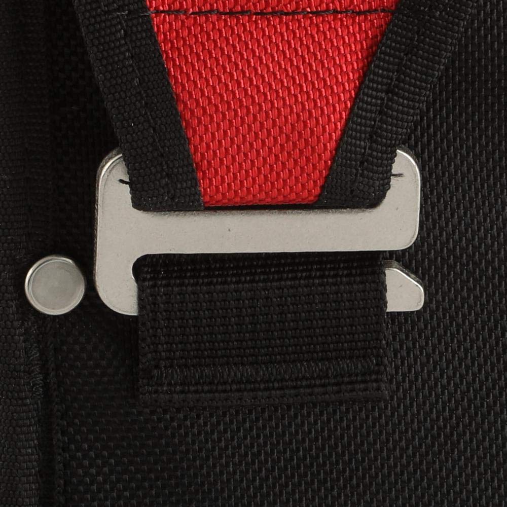 Milwaukee pouch belt-loop closeup highlighting quick-attach design