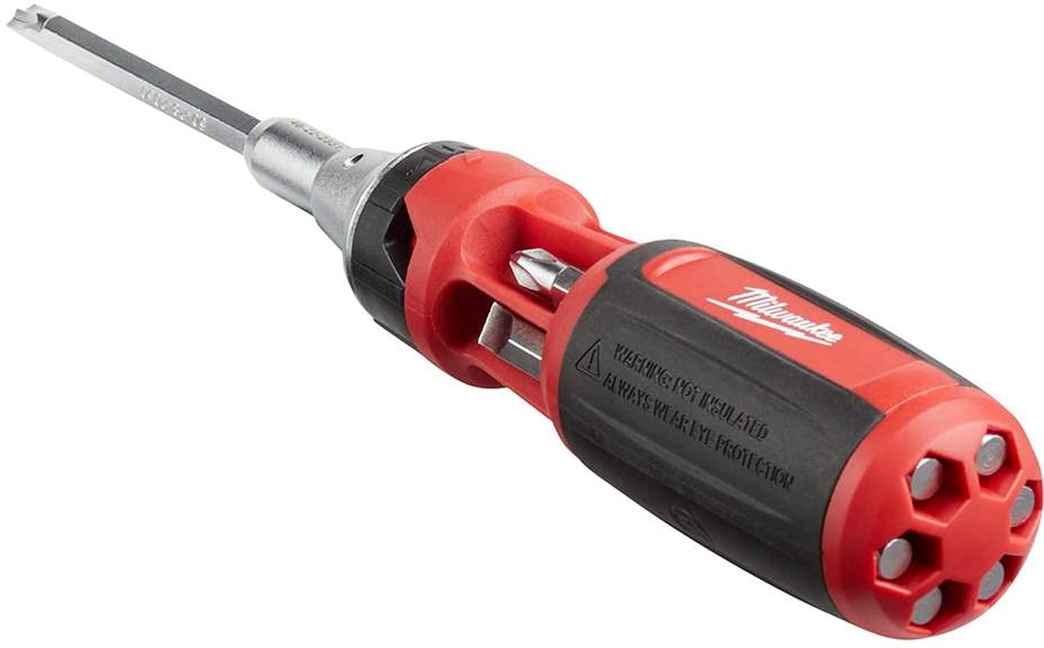 Milwaukee 9-in-1 all-metal body designed for rugged job sites and long life.