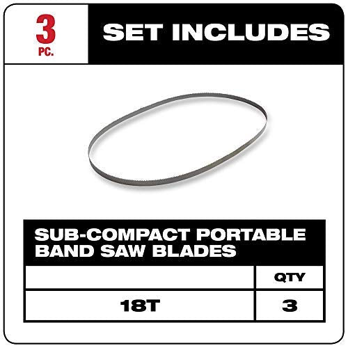 Milwaukee alloy backing steel blade extended life for heavy use.