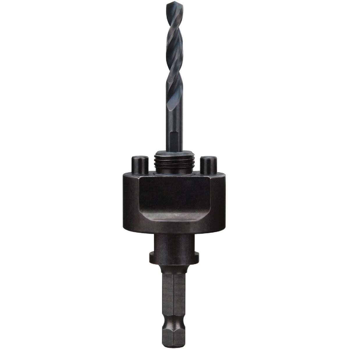 Milwaukee quick-change arbor no adapters required for swift changes.