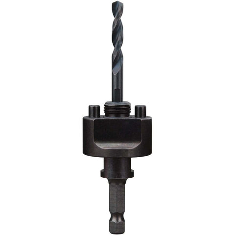 Milwaukee quick-change arbor no adapters required for swift changes.