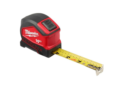 Optimized hook on Milwaukee tape measure ensures secure starts and accurate readings.