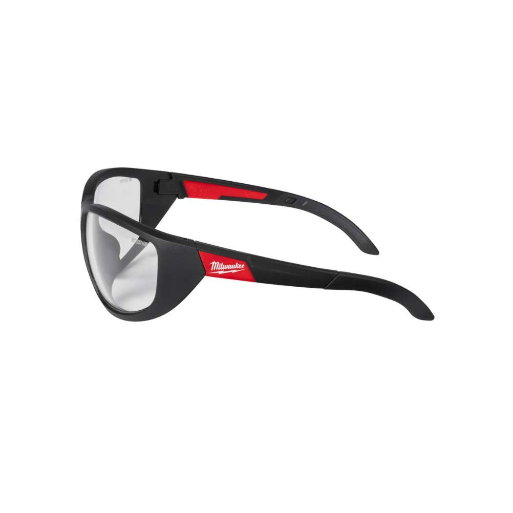 Milwaukee safety glasses packaging enables quick access on site.