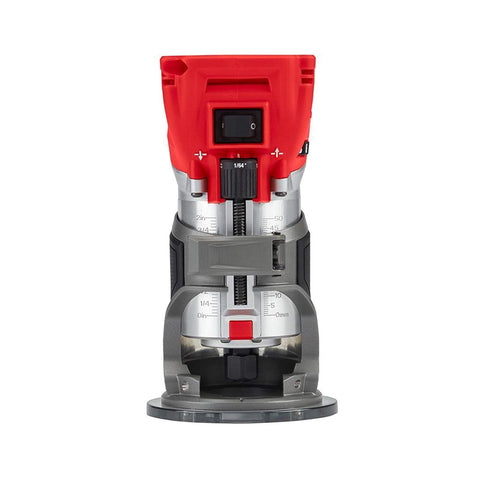 No-load RPM up to 31,000 on Milwaukee router for fast surface finishing.