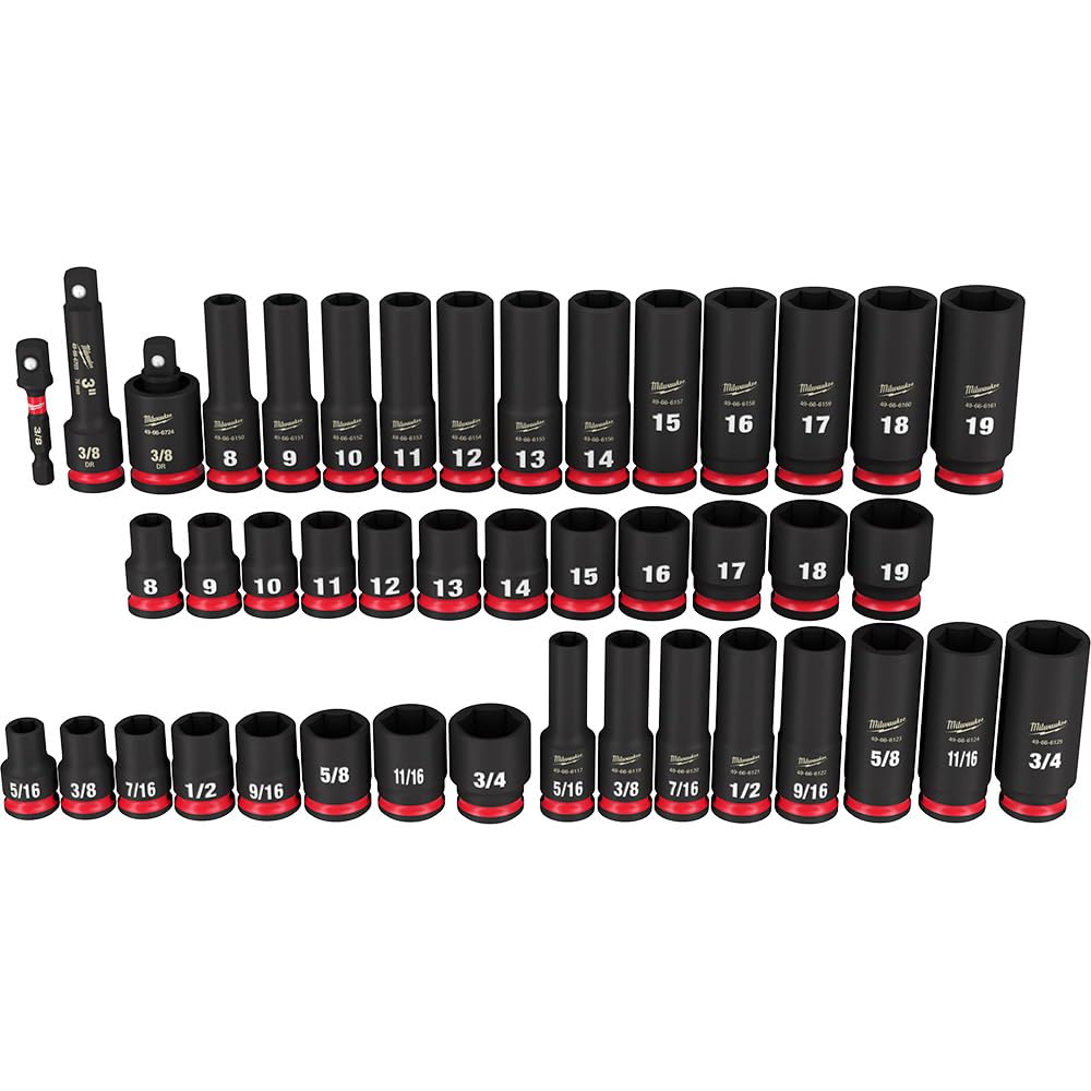 Milwaukee compact socket set ready for mechanical projects