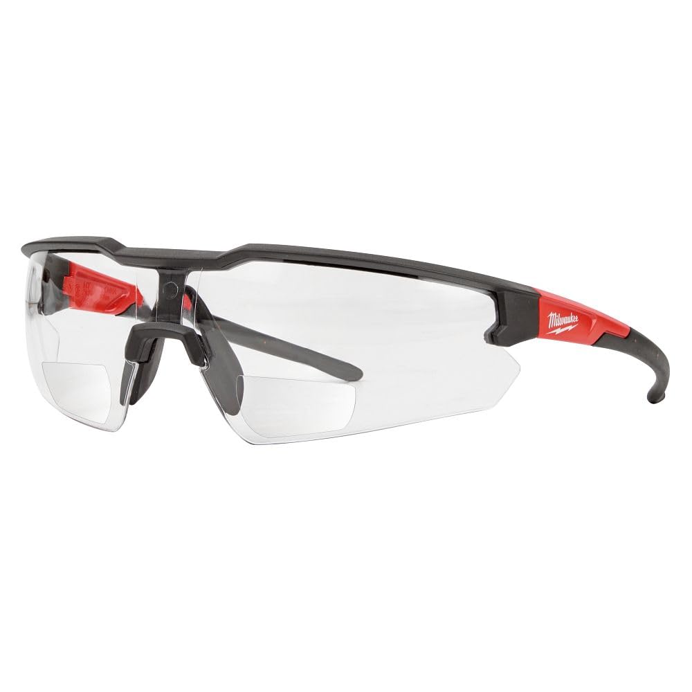 Milwaukee Electric glasses with 1.50 magnification lenses for precise close-up work.