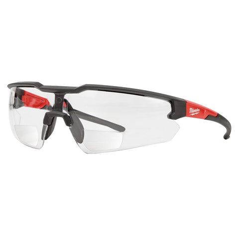Milwaukee Electric glasses with 1.50 magnification lenses for precise close-up work.
