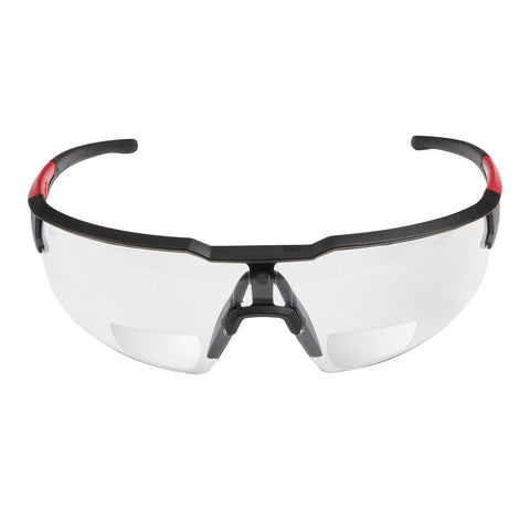 Milwaukee Electric glasses temple arms designed for comfortable extended wear.