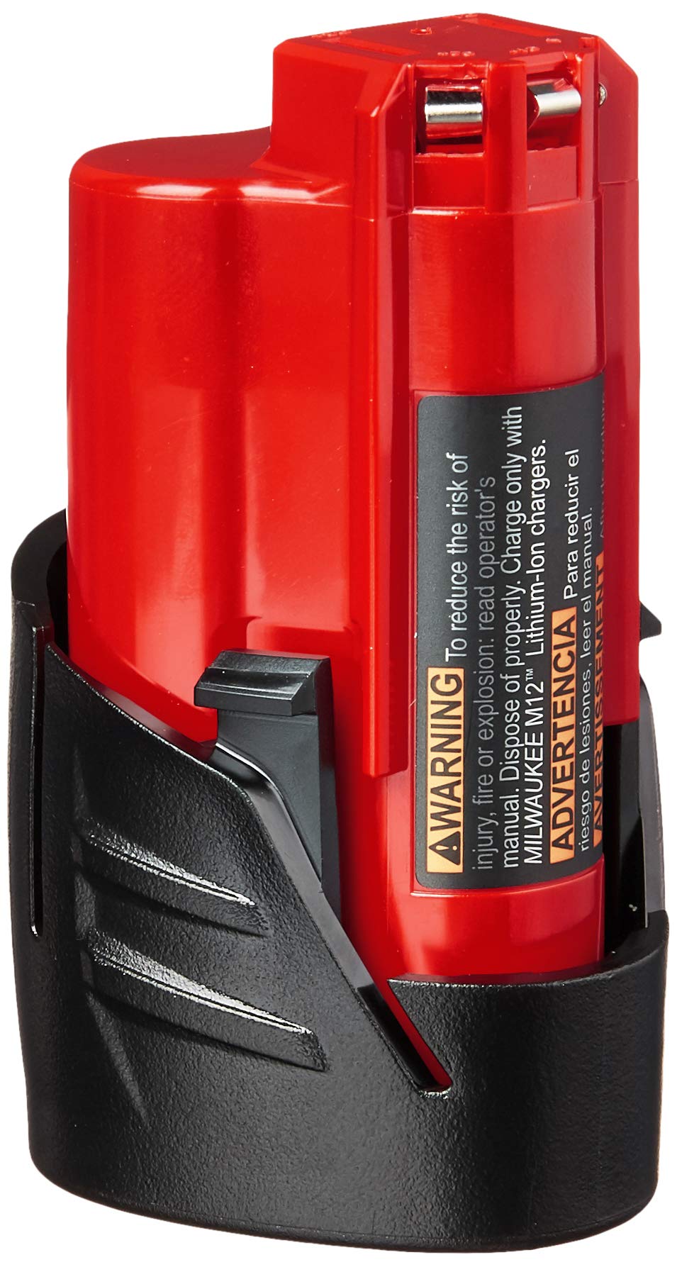 Milwaukee battery delivering power in freezing conditions.