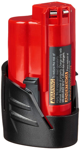 Milwaukee battery delivering power in freezing conditions.