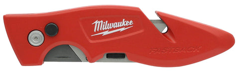 Milwaukee Fastback knife blade change mechanism for fast tool refresh