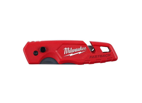 Milwaukee Fastback knife back gut hook for quick cuts during tasks