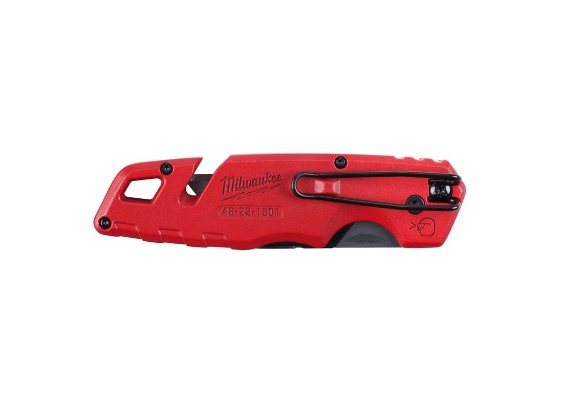 Milwaukee Fastback pocket storage design fits securely in your pocket