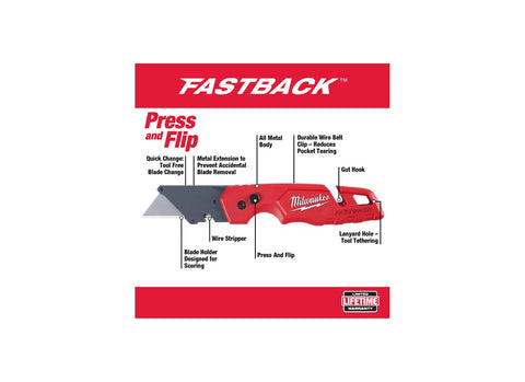 Milwaukee Fastback wire stripper up to 10 gauge for electrical prep
