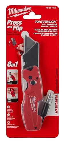 Milwaukee FASTBACK 6-in-1 wire stripper adds handy cable prep tool.