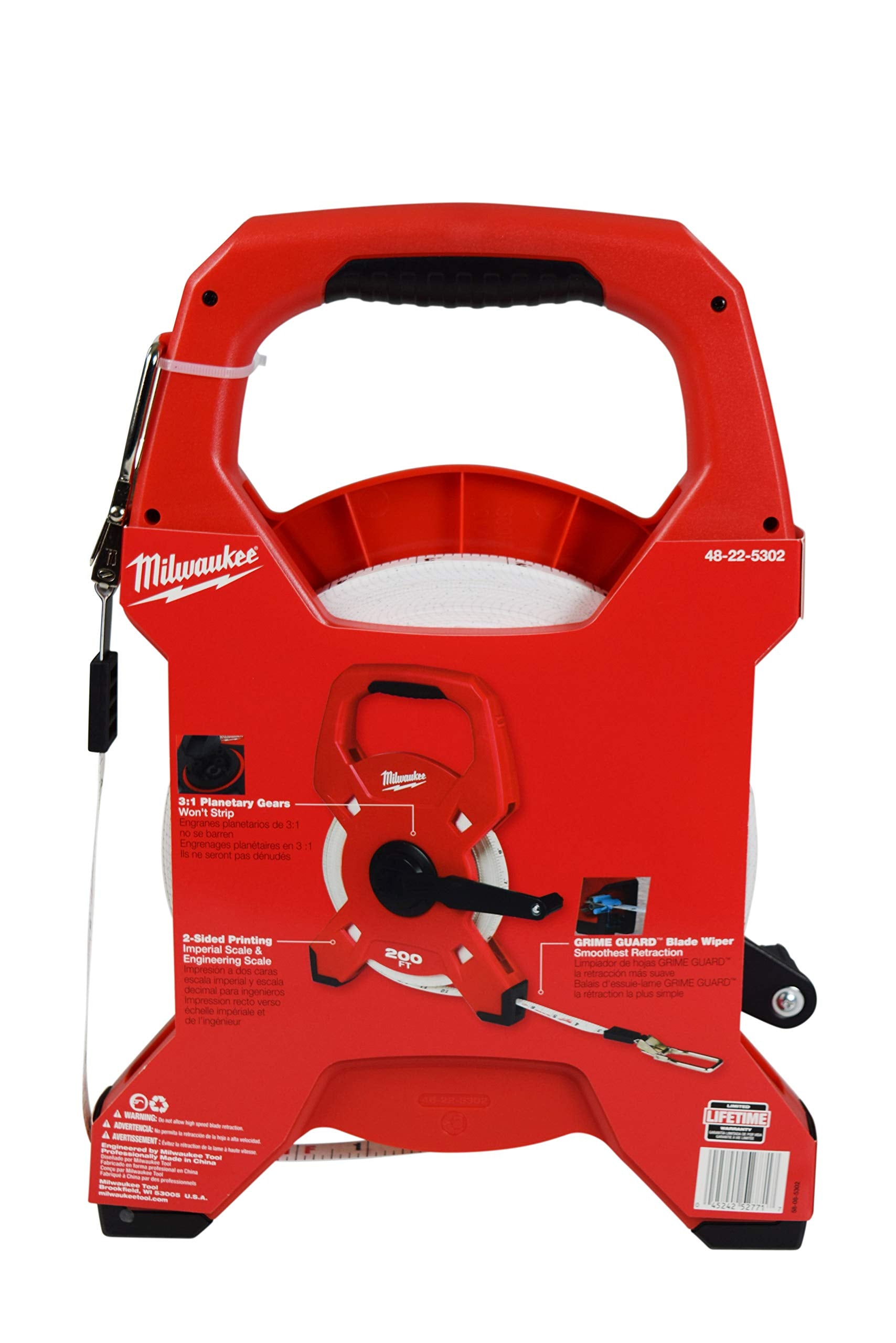 Milwaukee grime guard blade wiper enables smooth retraction and cleaner blade.