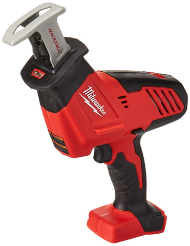 Milwaukee Hackzall overhead cut showing LED light for accuracy