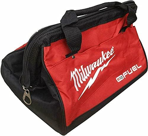 Milwaukee Heavy-Duty Tool Bag ballistic nylon construction ensures durability on rugged jobs.