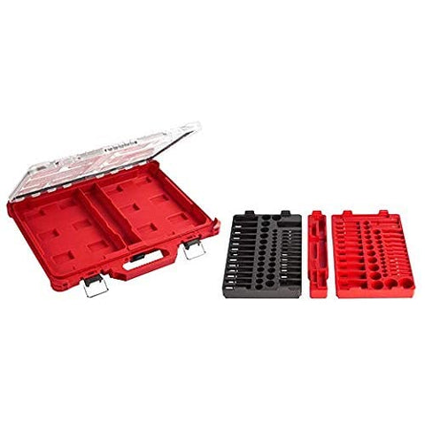 Milwaukee hex, flat, and square sockets assortment supports versatile repairs.