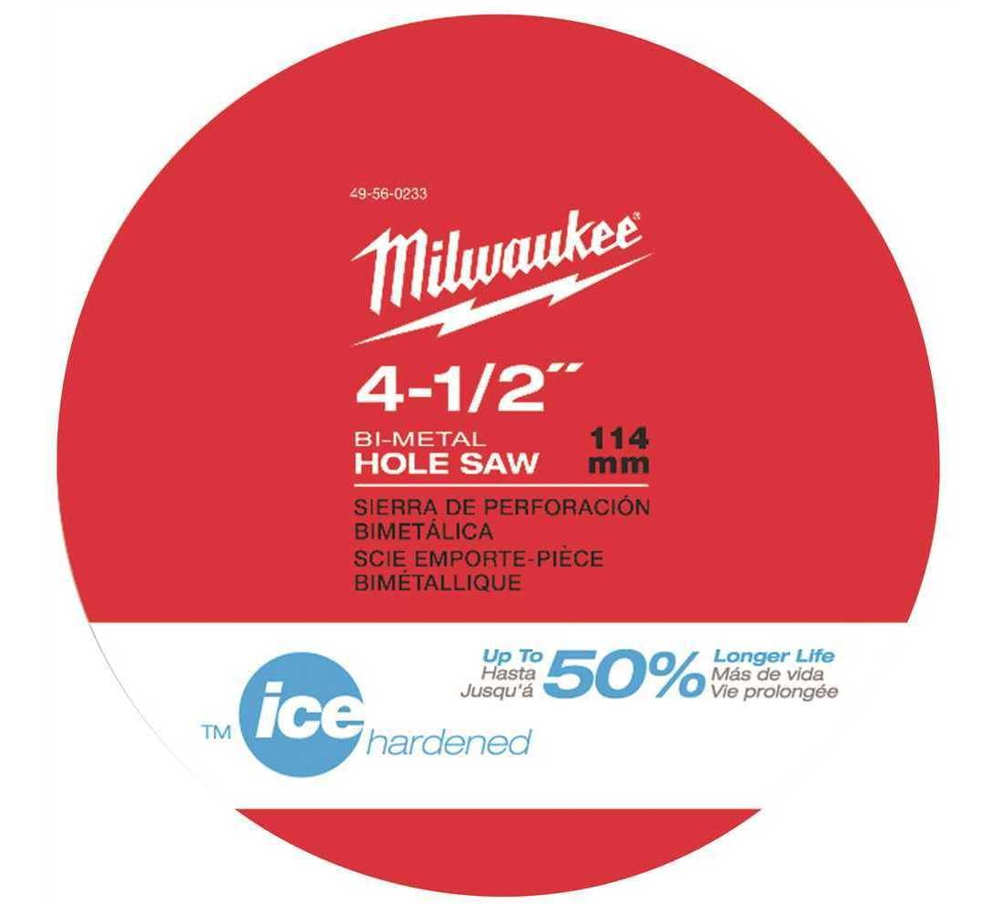 Milwaukee Hole Dozer with Rip Guard tooth design for strong, clean holes.