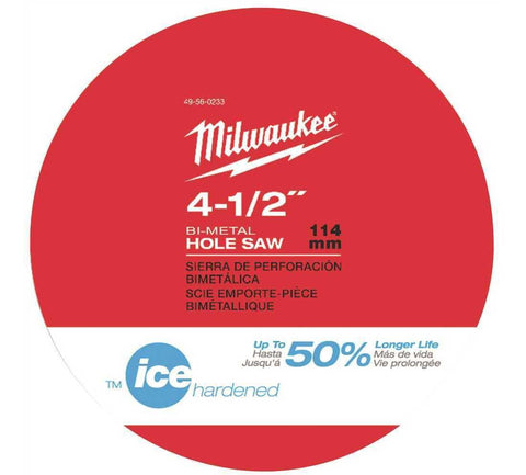 Milwaukee Hole Dozer with Rip Guard tooth design for strong, clean holes.