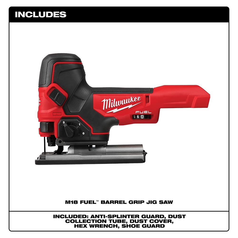 MILWAUKEE jig saw 18V bare tool ready for battery-powered projects