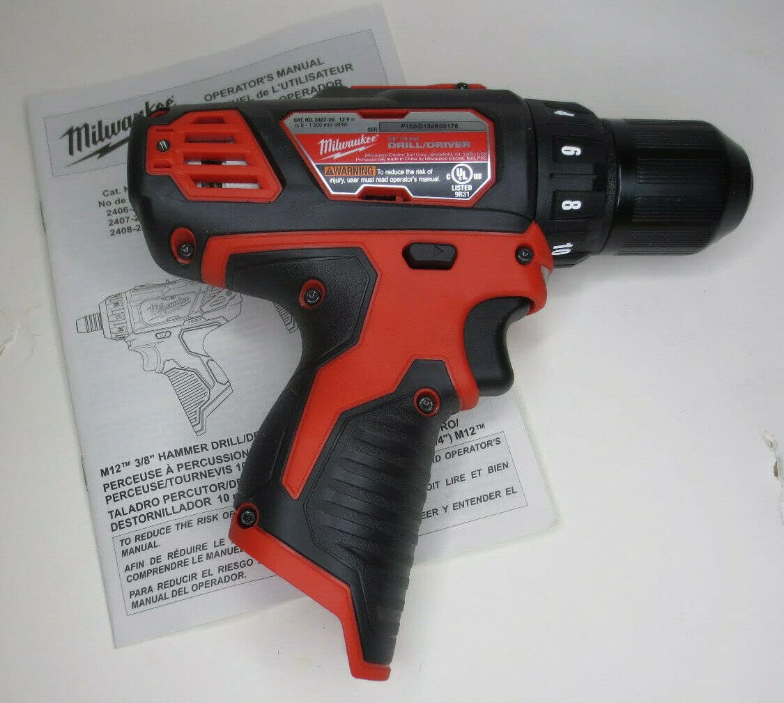 Milwaukee M12 12V 3/8-inch drill driver in use on a project, highlighting portability and quick setup.