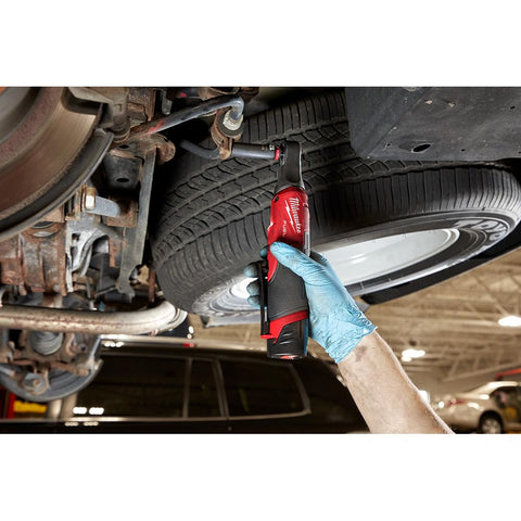 Milwaukee M12 tool-only ratchet shows versatility without extra battery.