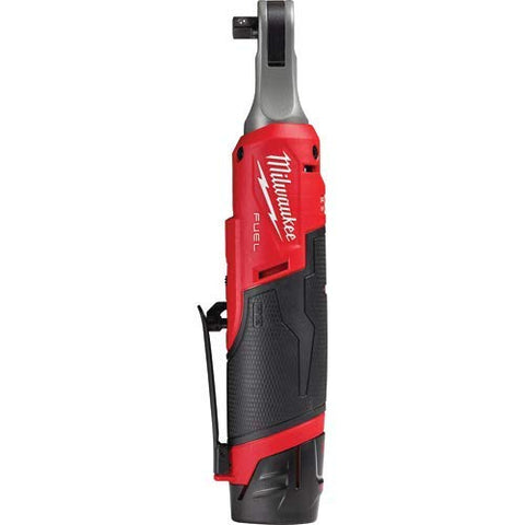 Milwaukee M12 FUEL batteries, charger, and case shown for on-the-go reliability.