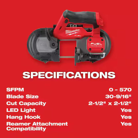 Milwaukee M12 FUEL compact design supports portable cutting in tight spaces