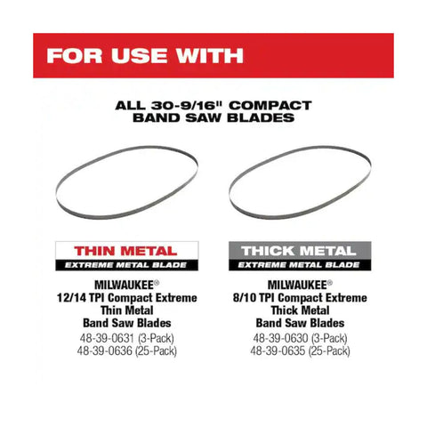 Milwaukee M12 FUEL built-in work light illuminates the cut area