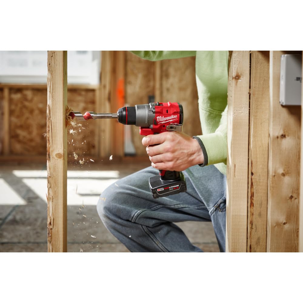 Milwaukee M12 Fuel compact body profile designed for restricted spaces