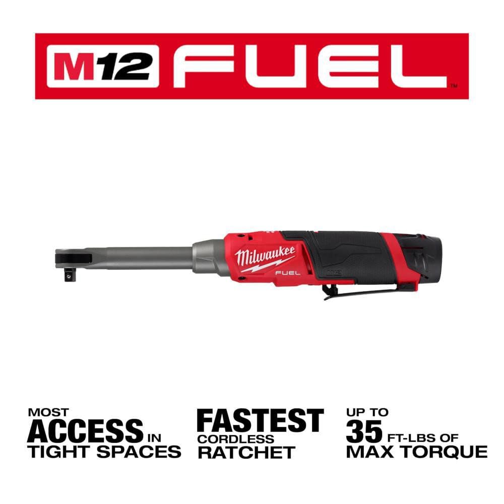 Milwaukee M12 FUEL high-speed ratchet mechanism for efficient fastening