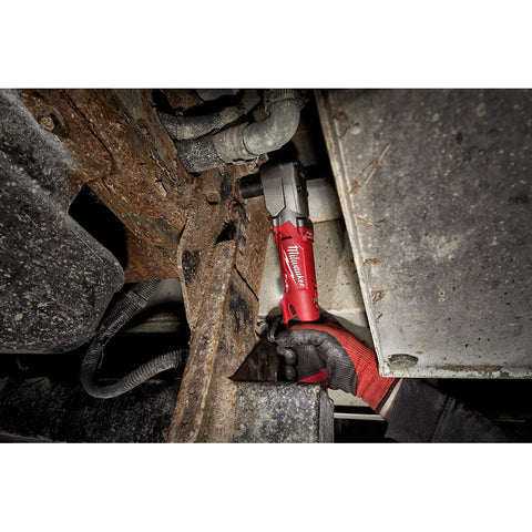 Milwaukee M12 Fuel Kit includes batteries, charger, and bag for on-site use.